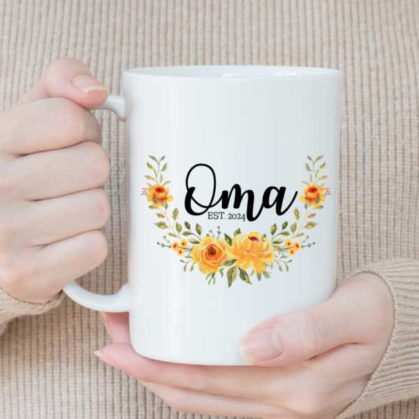 Tasse für OMA, Oma, Geschenk für Oma, Bedruckte Tasse, Geschenk zum Geburtstag, Taufe,Enkelkind, Omaliebe, Keramiktasse, Cup, Teetasse Oma