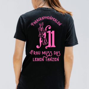 Baumwollshirt "Damenballett" PINK Glitter